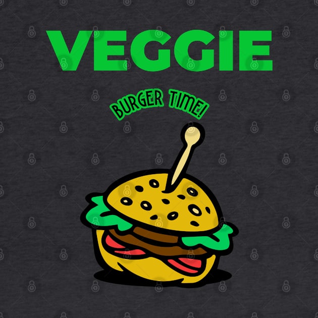 Veggie Burger Time! by TJWDraws